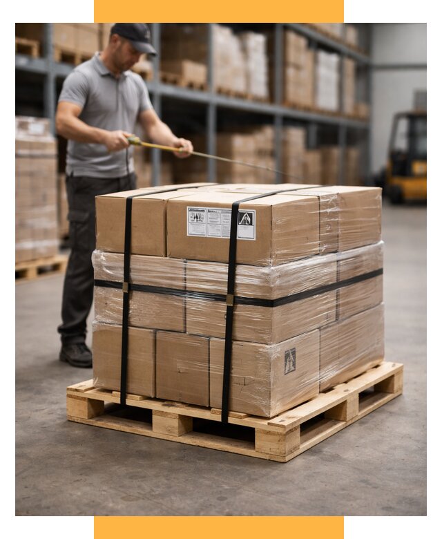 Упаковка и паллетирование грузов от 3558 р. | СетСервис-Мхл