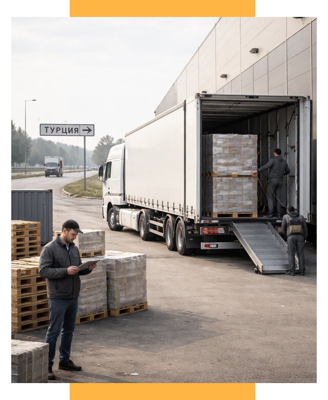Автоперевозки и доставка фурой из Турции от 122004 р. | СетСервис-Мхл