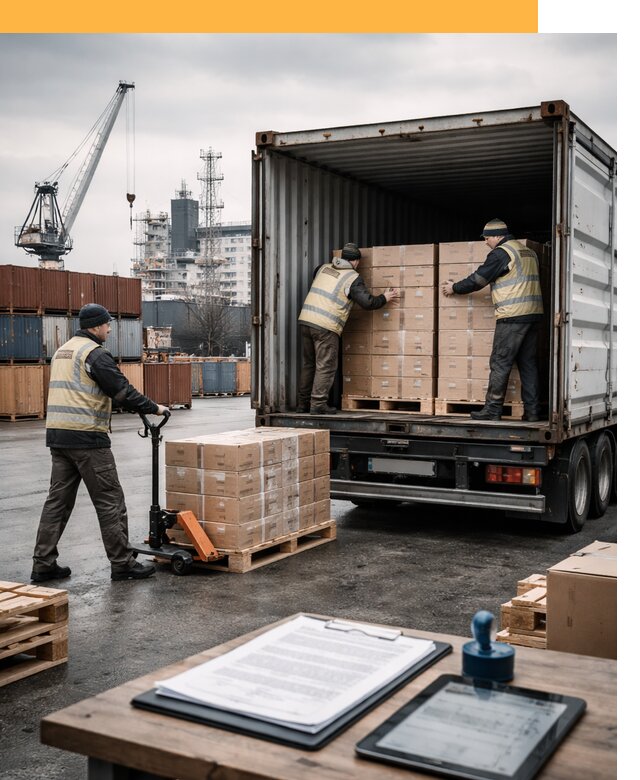 Доставка грузов из Латвии от 25418 руб, морская, авто, авиа