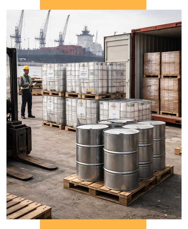 Доставка химического сырья из Индии от 254175 р. | СетСервис-Мхл