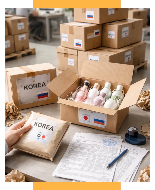 Доставка косметики из Кореи от 8642 р. под ключ | СетСервис-Мхл