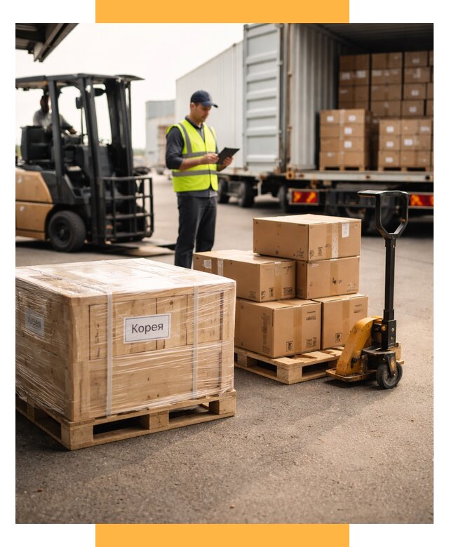 Доставка грузов в Корею из России от 35585 р. | СетСервис-Мхл