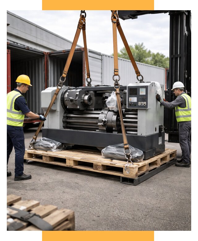 Перевозка станков и таможня от 61002 р. | СетСервис-Мхл логистика