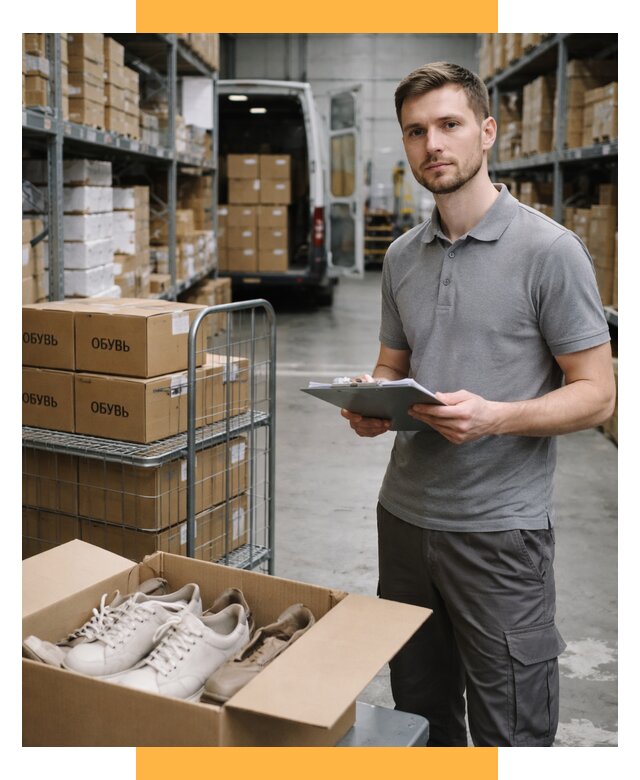 Доставка обуви из Китая и Турции от 4575 р. СетСервис-Мхл