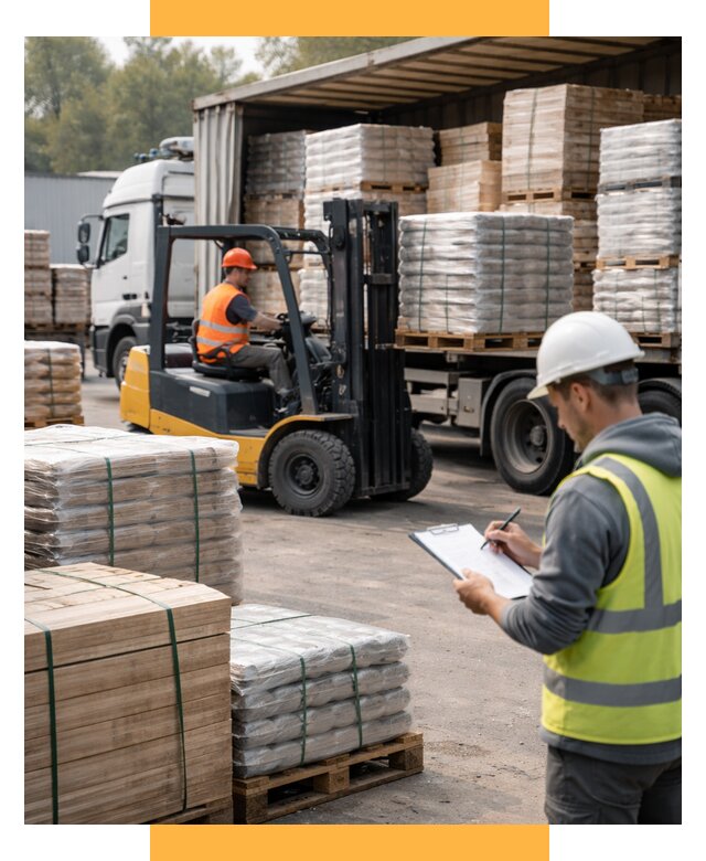 Перевозка строительных материалов от 5592 р. | СетСервис-Мхл