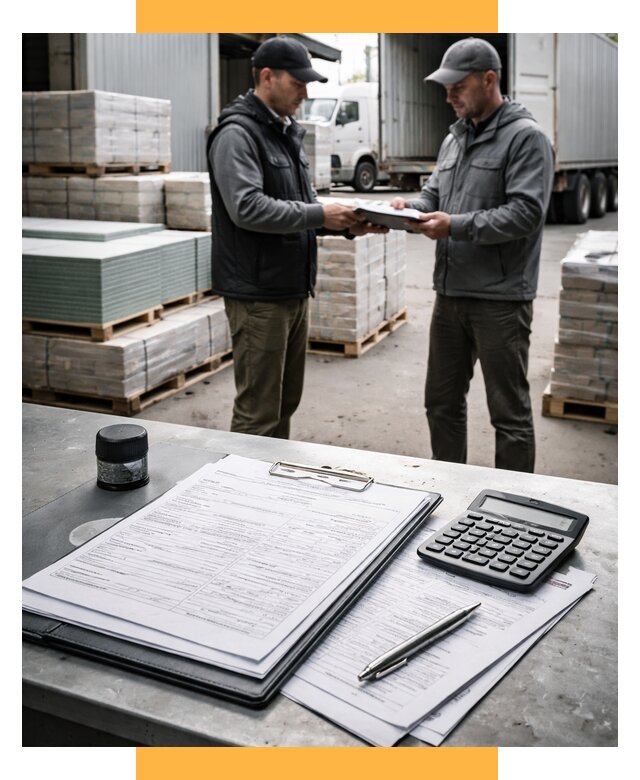 Таможенное оформление стройматериалов от 8642 р. | СетСервис-Мхл