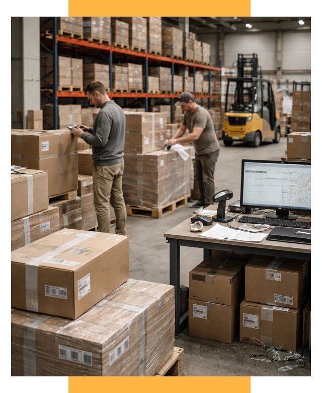 Склад консолидации в Европе от 6609 р., услуги СетСервис-Мхл